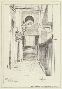 Ingång till Serjeants Inn av Alan Stapleton