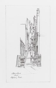 Londons gator: Strand Lane (litografi)