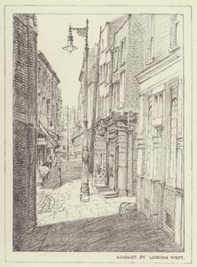 Market Street, tittar västerut
