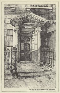 Porch, 19, Southampton Street av Alan Stapleton