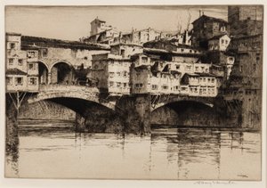 Ponte Vecchio, Florens av Albany E. Howarth