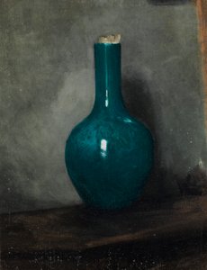 Blå vas på grå bakgrund, c.1885
