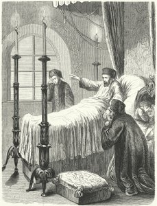 Den osmanske sultanen Mahmud II död av Albert (after) Kretschmer