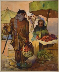 Marknad, Nice, Frankrike av Albert A. Smith