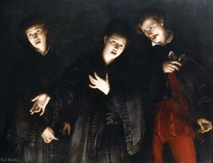 Tre sångare, av Albert Alexander Paul Rouffio
