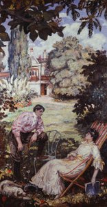 Ett samtal i trädgården; La Conversation au Jardin
