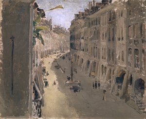 Justice Alley i Bern, ca 1880-90 av Albert Anker