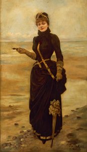 Porträtt av Sibylle Aimee Marie-Antoinette Gabrielle de Riquetti de Mirabeau (Storbritannien