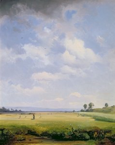 Höslagning, 1838 av Albert August Zimmermann