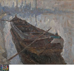 Båt på floden Meuse
