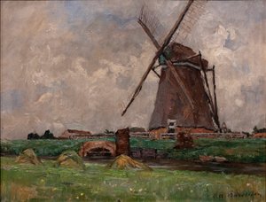 I Holland, ca 1892 (olja på duk)