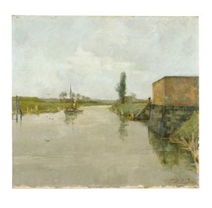 Floden Schelde vid Dendemonde