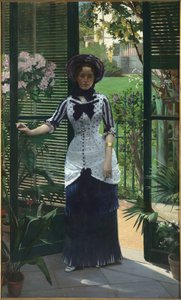 I växthuset I växthuset, ca 1881. av Albert Bartholomé