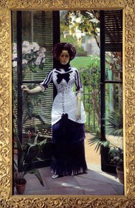 I växthuset Målning av Albert Bartholome (1848-1928) 1881 Sön. 1,42x2,33m Paris, Orsay museum av Albert Bartholomé