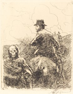 Fara passerad (Danger pass) av Albert Besnard
