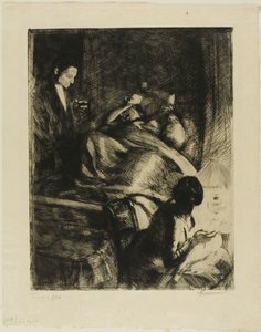 Leverans, plåt tre från Woman av Albert Besnard