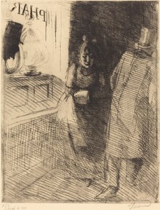 Prostitution (La Prostitution) av Albert Besnard