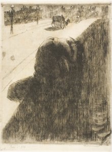 Självmord, platta elva från Woman av Albert Besnard