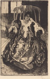 Sidenklänningen av Albert Besnard