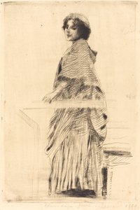 Kvinna i en udde av Albert Besnard