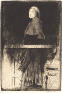 Kvinna i en udde av Albert Besnard