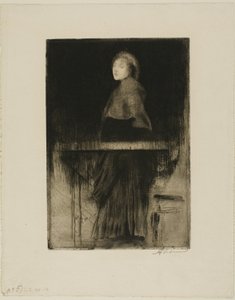 Kvinna i en udde av Albert Besnard