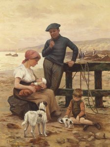En fiskare och hans familj av Albert Besnou