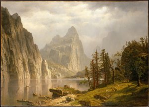 Merced River, Yosemitedalen av Albert Bierstadt