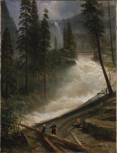 Nevadafallen, Yosemite av Albert Bierstadt