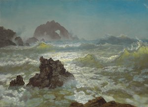 Seal Rock, Kalifornien, ca 1872 av Albert Bierstadt