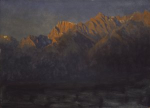 Soluppgång i Sierras av Albert Bierstadt