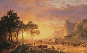 Oregon Trail av Albert Bierstadt