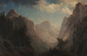 Utsikt i Yosemite Valley av Albert Bierstadt