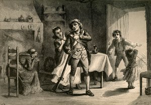 En minut man förbereder sig för krig, 1877.
