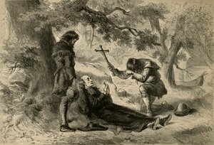 Fader Marquettes död, 1877. av Albert Bobbett
