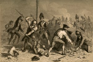 Försvar av Liberty Pole i New York, 1877. av Albert Bobbett