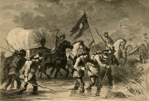 Lees reträtt efter slaget vid Gettysburg, 1878.
