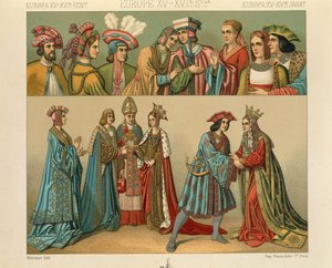 "Le Costume Historique" (The Complete Costume History) av Auguste Racinet, IV volym av Albert Charles August Racinet