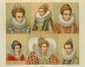 "Le Costume Historique" (The Complete Costume History) av Auguste Racinet, volym IV av Albert Charles August Racinet