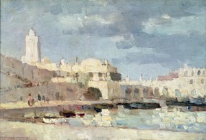 Hamnen i Alger, 1876