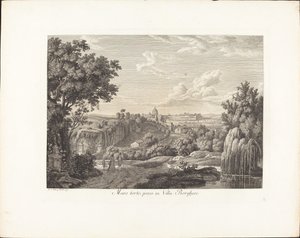 Fel vägg, tagen i Villa Borghese