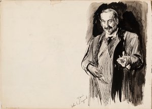 Asher Wertheimer efter John S. Sargent av Albert Edelfelt