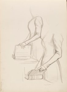 Camille Vallery-Radot, skiss till porträtt