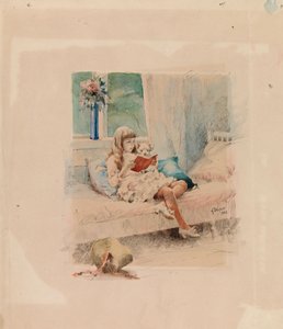 Kära vänner III (Berta och Capi) av Albert Edelfelt