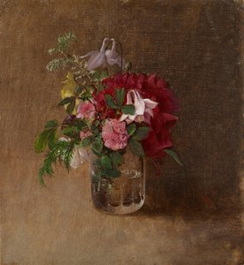 Blommor i ett glas av Albert Edelfelt