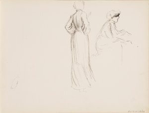 Personalens utkast av Albert Edelfelt