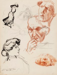 Personalens utkast av Albert Edelfelt