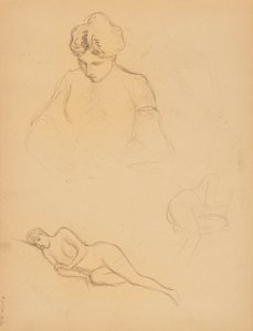 Personalens utkast av Albert Edelfelt