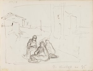 Karaktärsskisser i landskapet av Albert Edelfelt