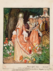 Illustration till Adalminas pärla av Albert Edelfelt